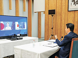Strengthening the WHO: Japan and EU leaders hold video conference