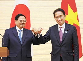 Vietnamese prime minister visits Japan for summit meeting: Leaders pledge to continue to develop Japan-Vietnam relationship