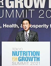 300 billion yen of support pledged: Prime Minister Kishida attends Nutrition for Growth Summit