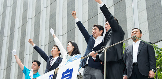 子育て支援の充実に取り組む姿勢を強調 安倍総裁が大阪と滋賀で街頭演説