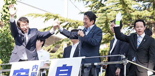 「拉致問題の解決に全力を尽くしていく」安倍総裁が新潟県で街頭演説