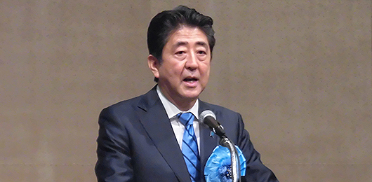 安倍総理　拉致問題解決に向け、力強く決意表明　