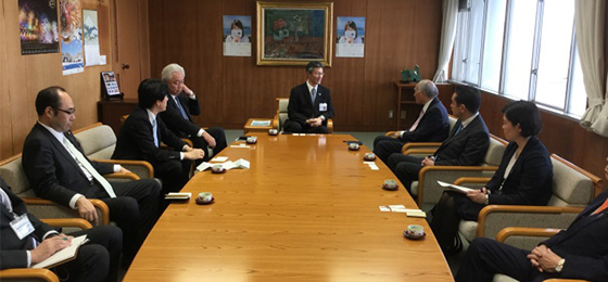 柏崎市長らと意見交換 党原子力規制PT