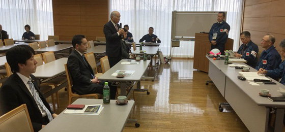 柏崎市長らと意見交換 党原子力規制PT