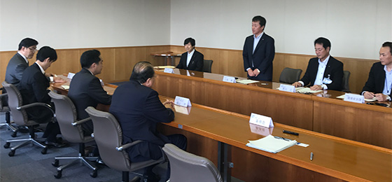 志賀町長と意見交換 党原子力規制PT