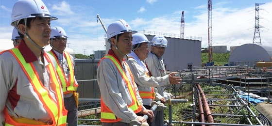 電源開発(株)大間原子力建設所を視察 党原子力規制PT