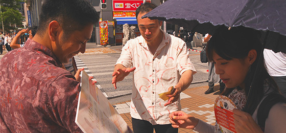 「沖縄の未来をともに作ろう!」 さきま淳知事選候補が若者に力強く呼びかけ