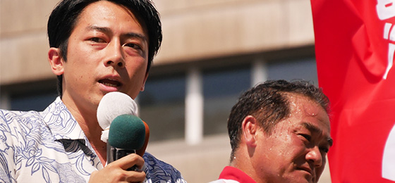 「沖縄の未来をともに作ろう!」 さきま淳知事選候補が若者に力強く呼びかけ