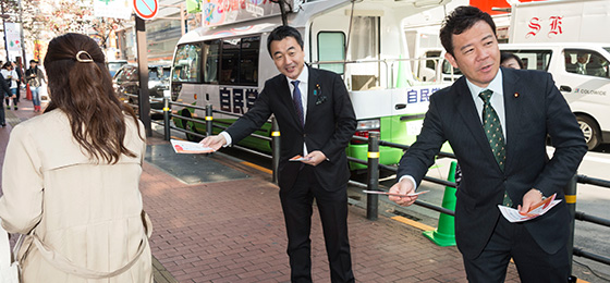 風しんから子どもを守ろう!都内で「風しん予防啓発街頭演説会」を開催