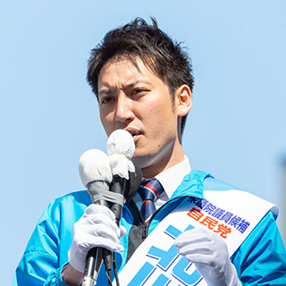 衆院大阪12区補選告示 北川晋平候補が渾身の第一声