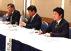 「日本を元気にする国民運動」実施本部が全国の経済連合会で意見交換地域の経済情勢を注視し成長軌道を確保へ
