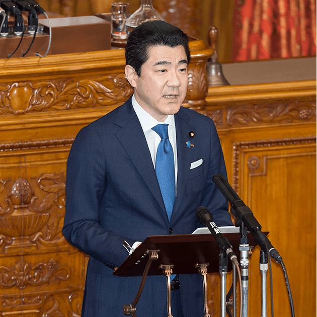 野上浩太郎幹事長