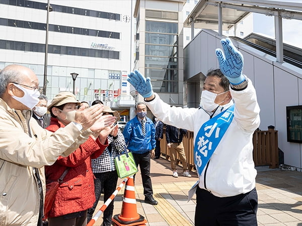 参議院長野補欠選挙 命と暮らしを守る 小松ゆたか候補が必勝に向けて第一声 お知らせ ニュース 自由民主党