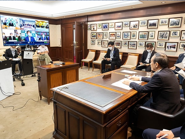 第9回,第10回菅義偉総裁と都道府県連とのオンライン懇談(九州ブロック)