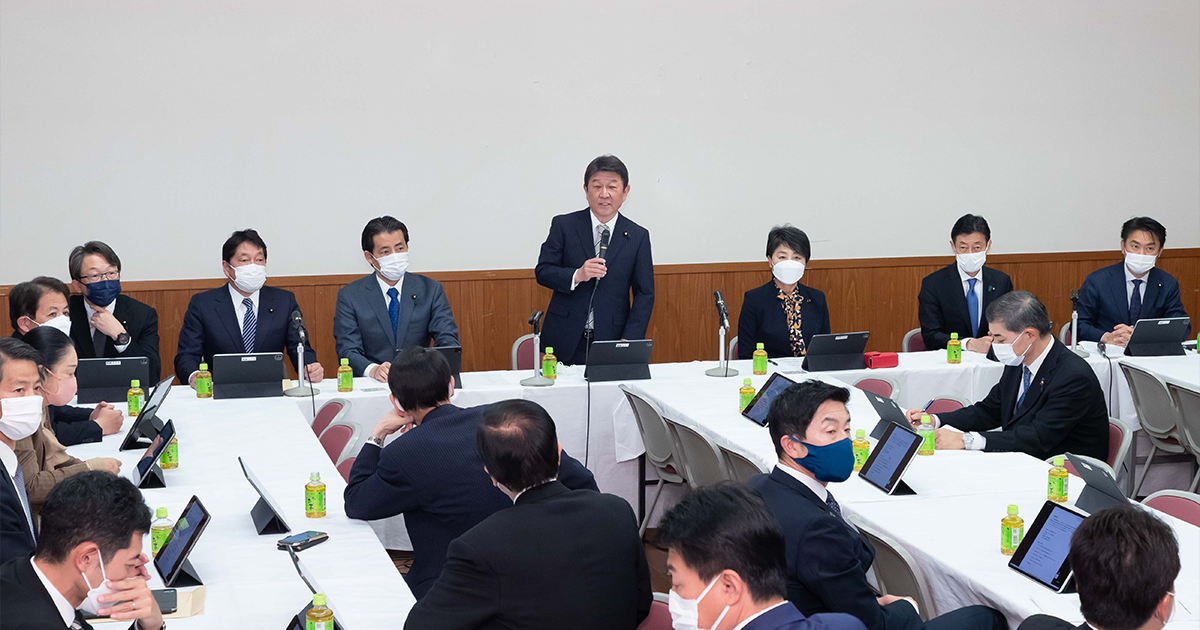 党改革実行本部が初会合 党の「ガバナンスコード」策定へ