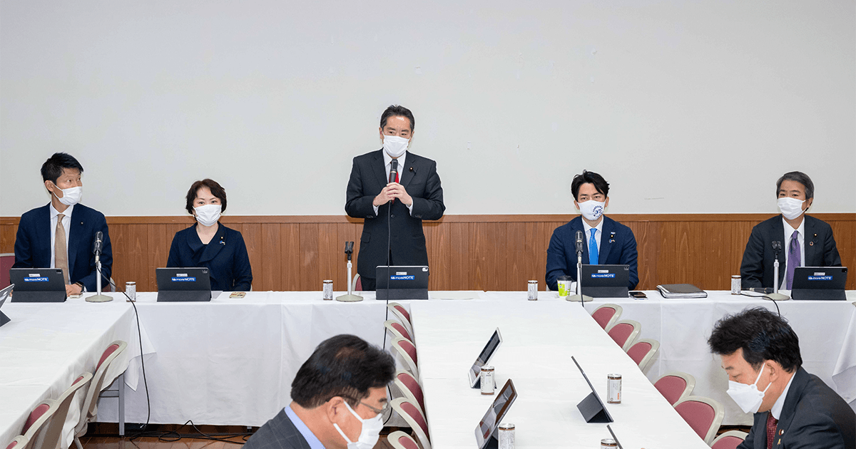 脱炭素化への取り組み加速を 環境・温暖化対策調査会が提言案を議論