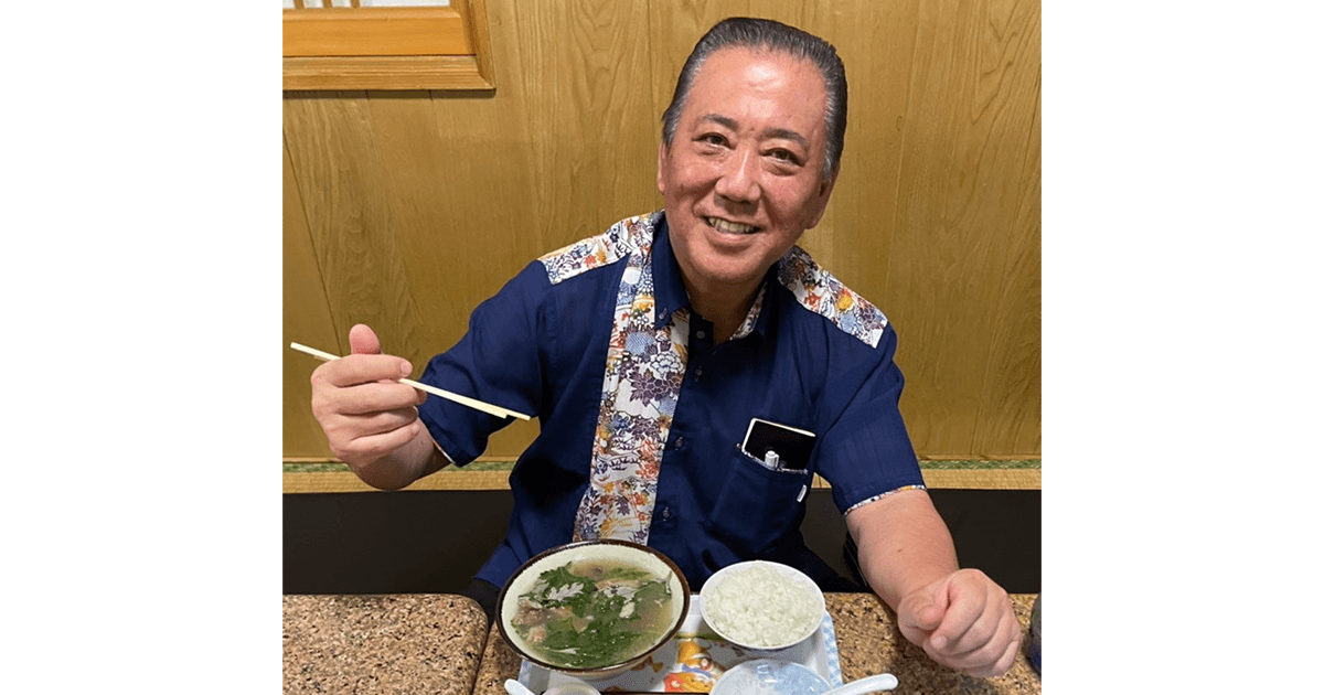 <沖縄特集> 思わず食べたい 私の推しメシ 沖縄特別編 中川 京貴 党沖縄県連会長(沖縄県議会議員)沖縄のヤギ汁は「ぬちぐすい(命の薬)」
