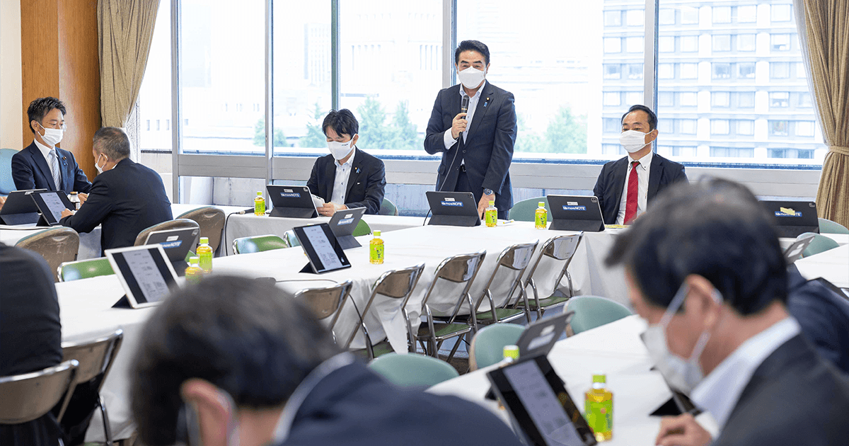 党ウクライナ関係部会合同会議 佐藤外交部会長「3正面の複合事態へ備えを」