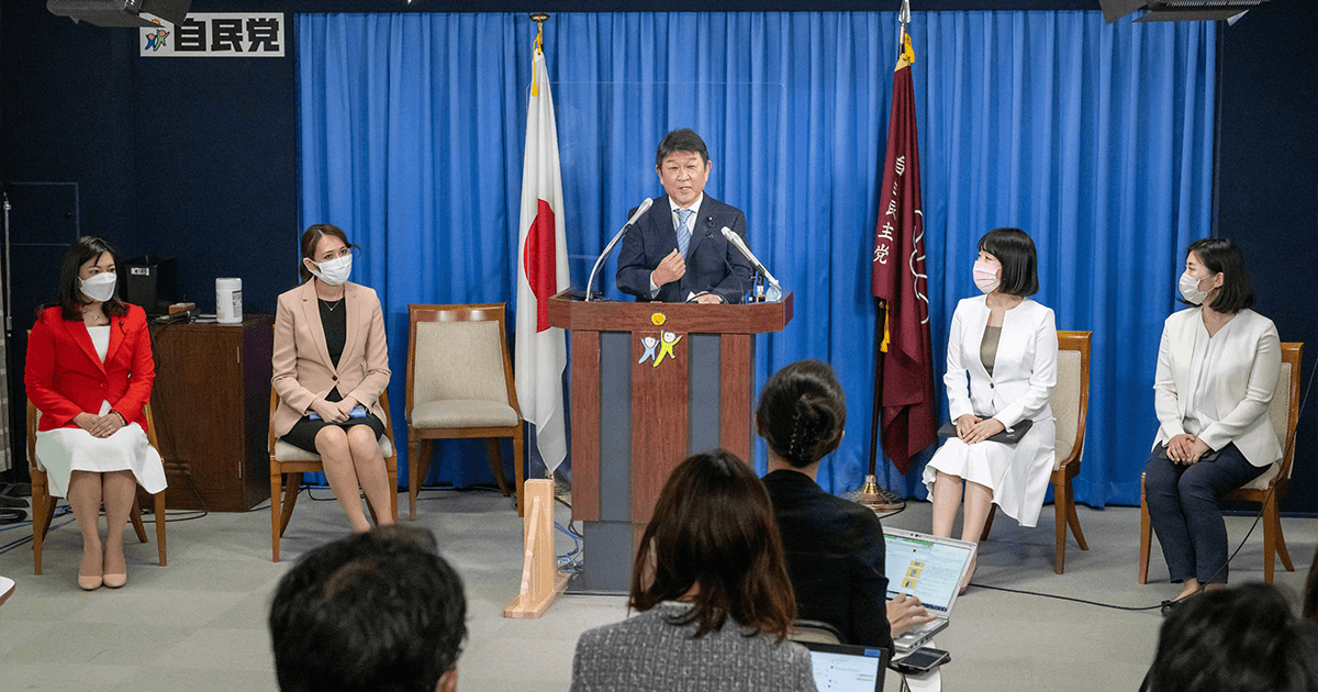第26回参院選 新たに女性候補4名を公認 比例代表公認候補3割が女性に