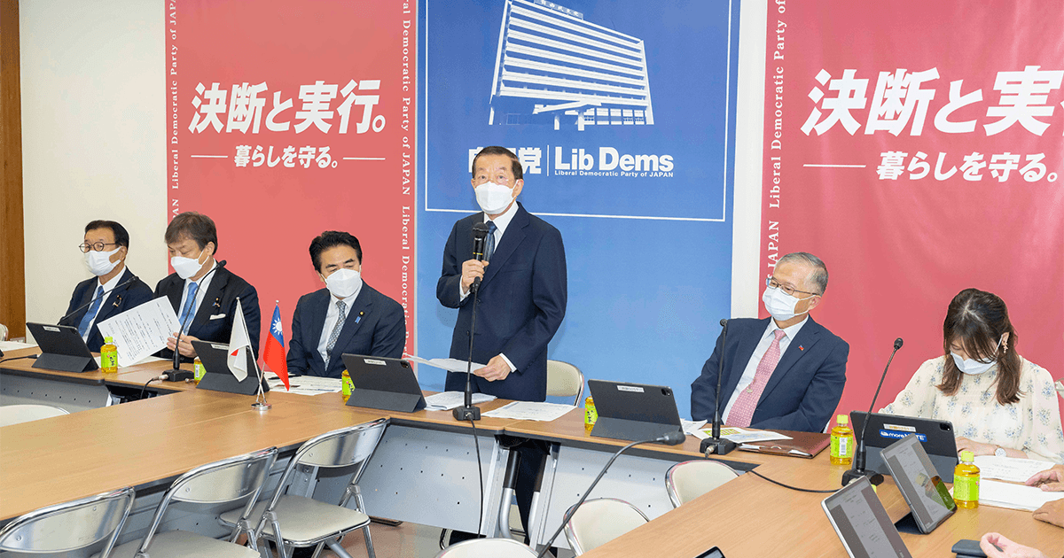 ペロシ米国下院議長の訪台について「歓迎する」と述べる謝長廷駐日代表