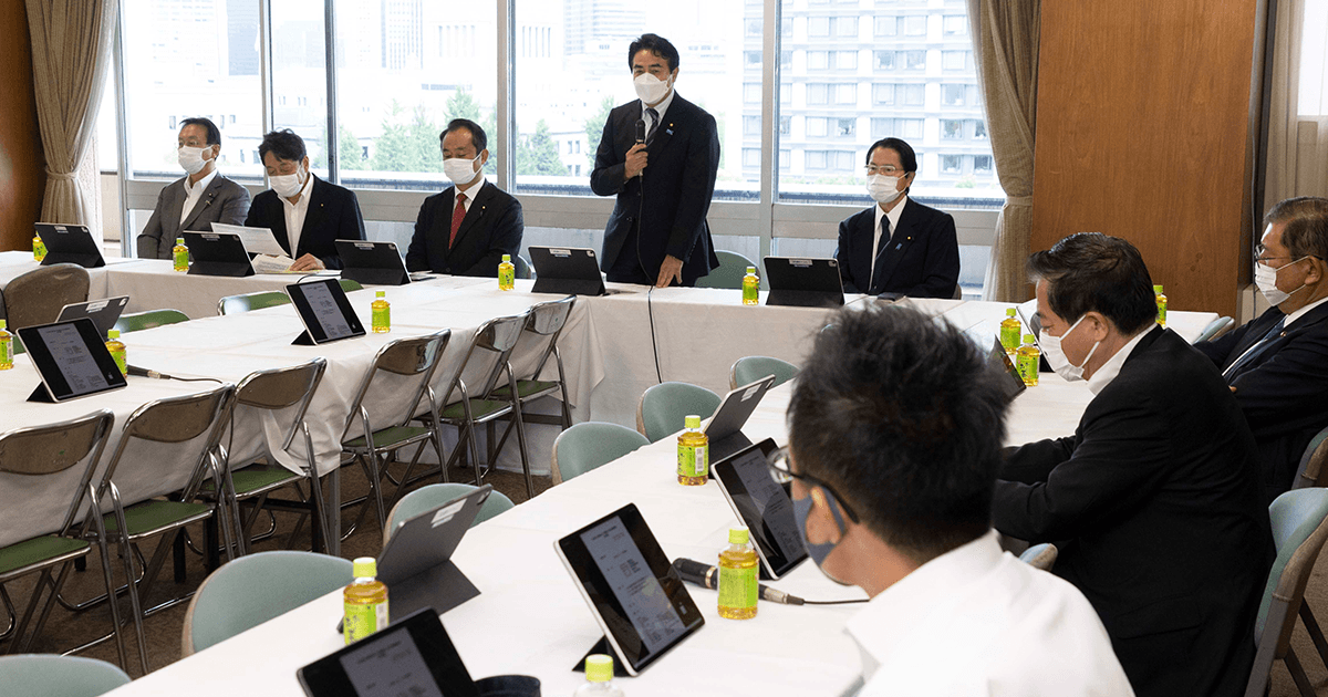 佐藤外交部会長「次に備えた対抗措置の検討を」 中国の軍事演習受け党外交部会・国防部会等が政府と議論