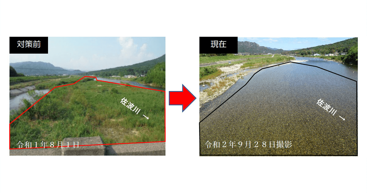 氾濫対策 国土強靭化予算が効果発揮