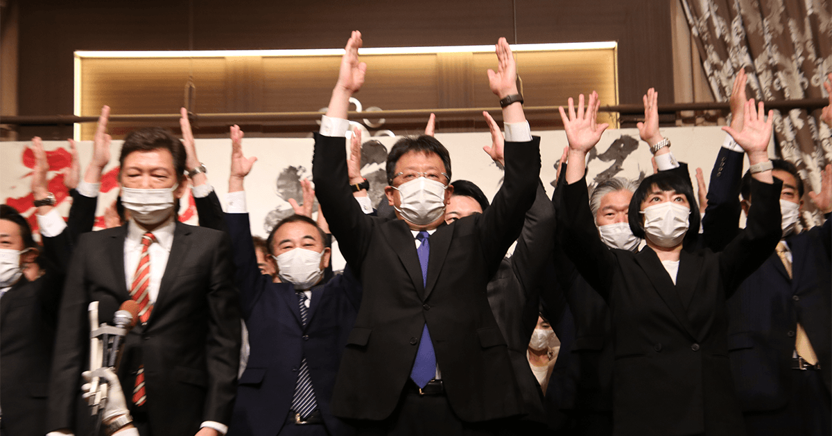 熊本市長選 大西一史氏が3選