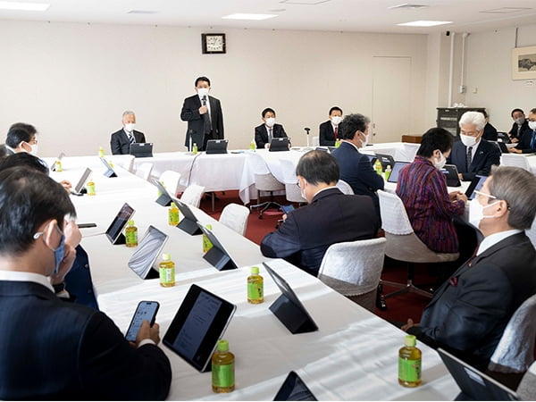 「マイナンバーカードと健康保険証の一体化」について政府から説明受ける総務部会・厚労部会・デジタル社会推進本部合同会議