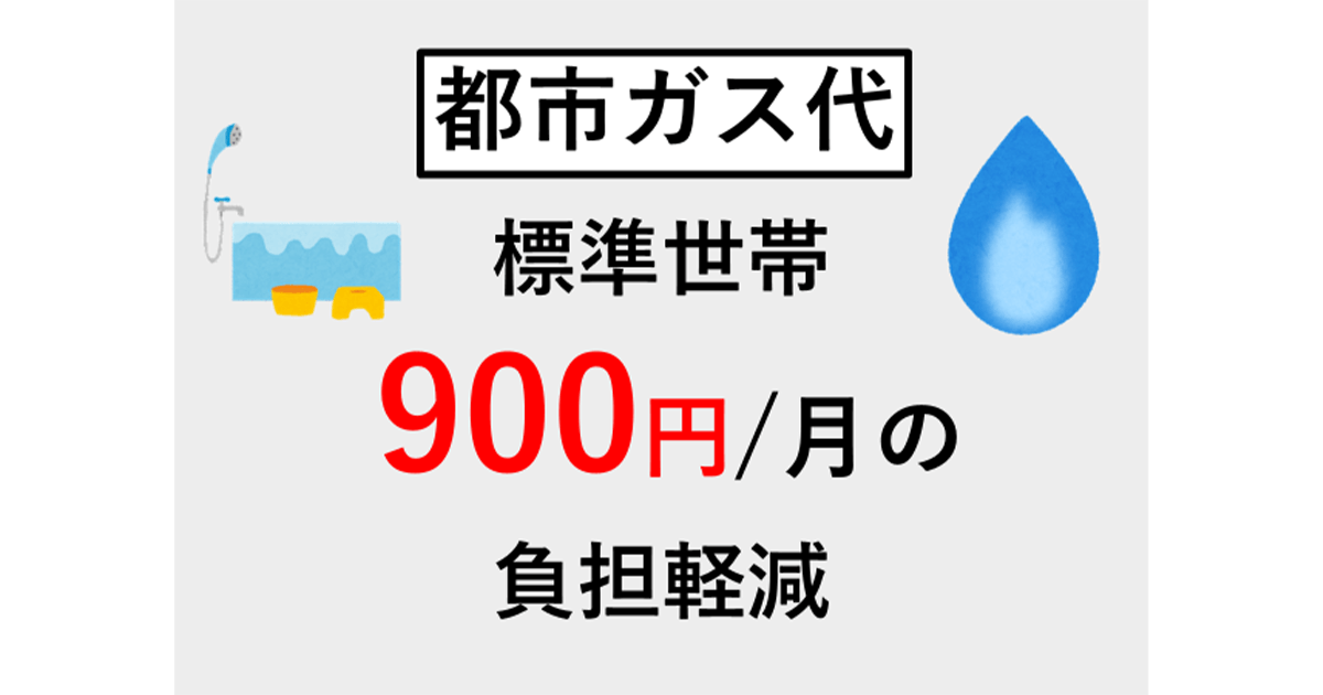 電気・都市ガス料金の負担軽減策始まっています!