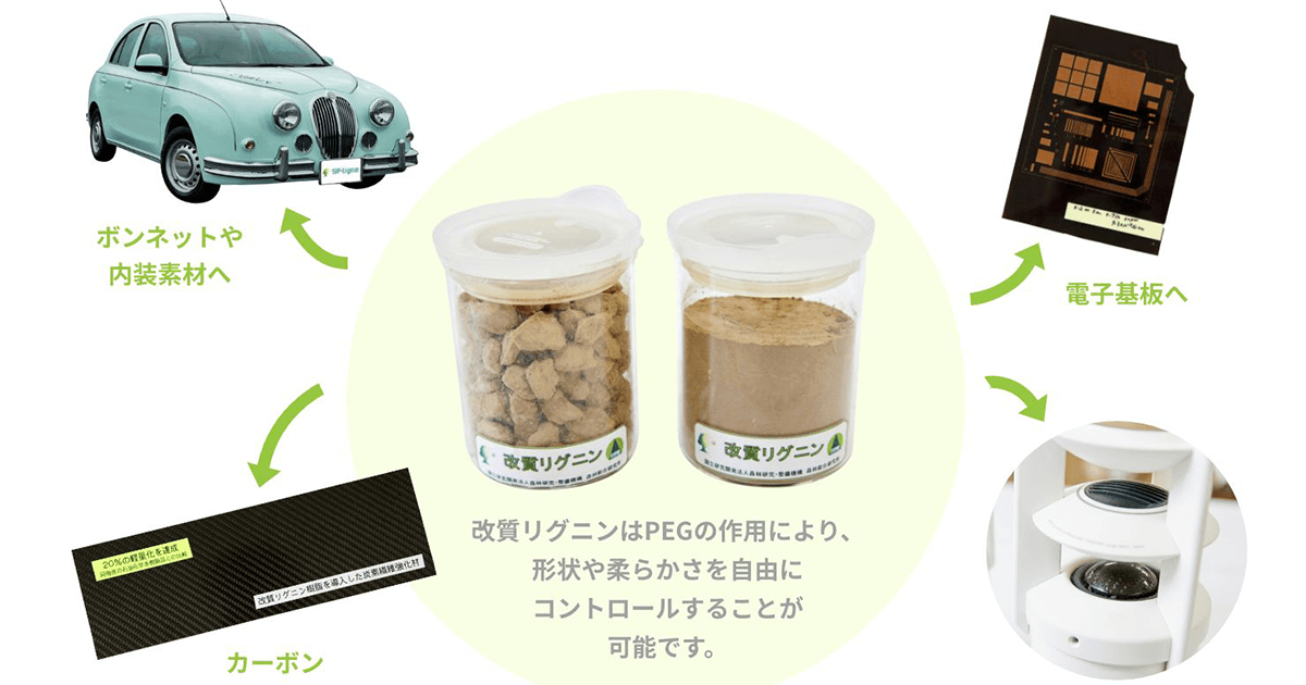 連載シリーズ 新しい資本主義の「扉」 第14回「改質リグニン」