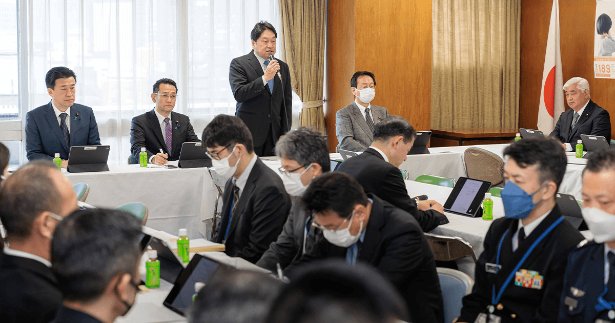 ウクライナの教訓をわが国防衛政策に生かす 戦況・特徴について政府から説明受ける