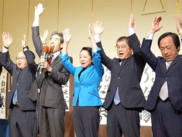 補選4勝「政権に前向きな評価」　千葉、山口、大分で激戦を勝ち抜く