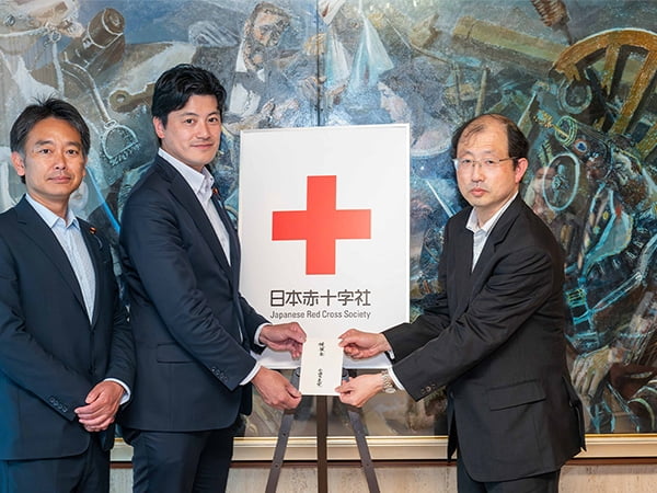 トルコ・シリア地震募金を日本赤十字に寄付