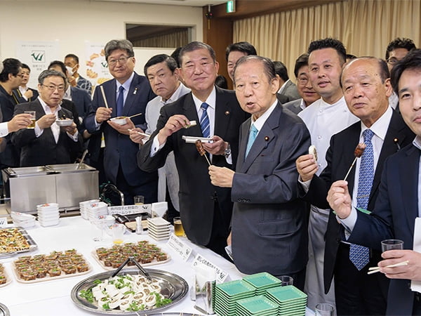 「ジビエはおいしい」党本部でジビエを食べる会を開催