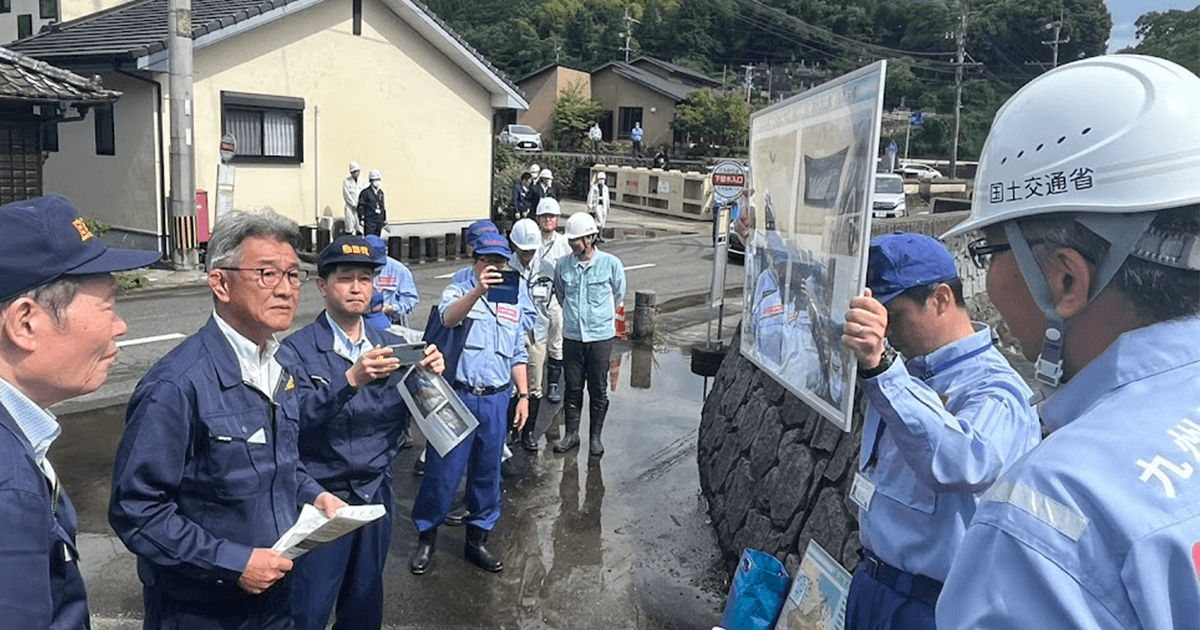 被災地域の復旧・復興に全力 災害対策特委が福岡県・大分県を訪問