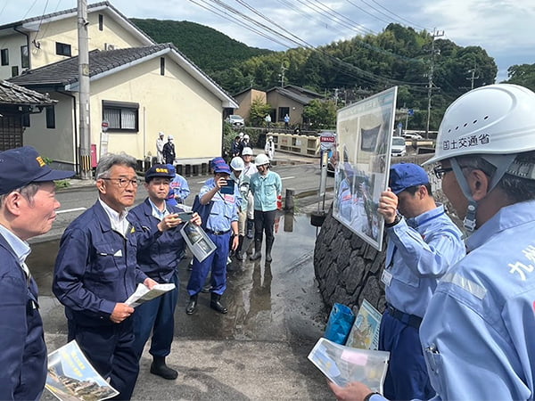 被災地域の復旧・復興に全力災害対策特委が福岡県・大分県を訪問