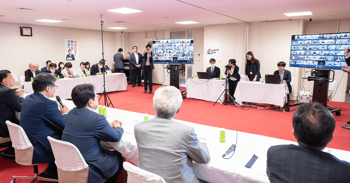 地域の声を予算編成に反映 全国政調会長会議 初のリモート形式で開催