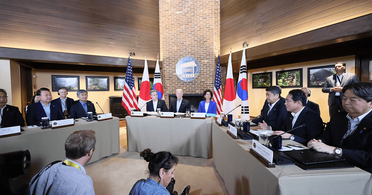 日米韓 戦略的連携の一層強化へ 日米韓首脳会合、史上初の単独開催