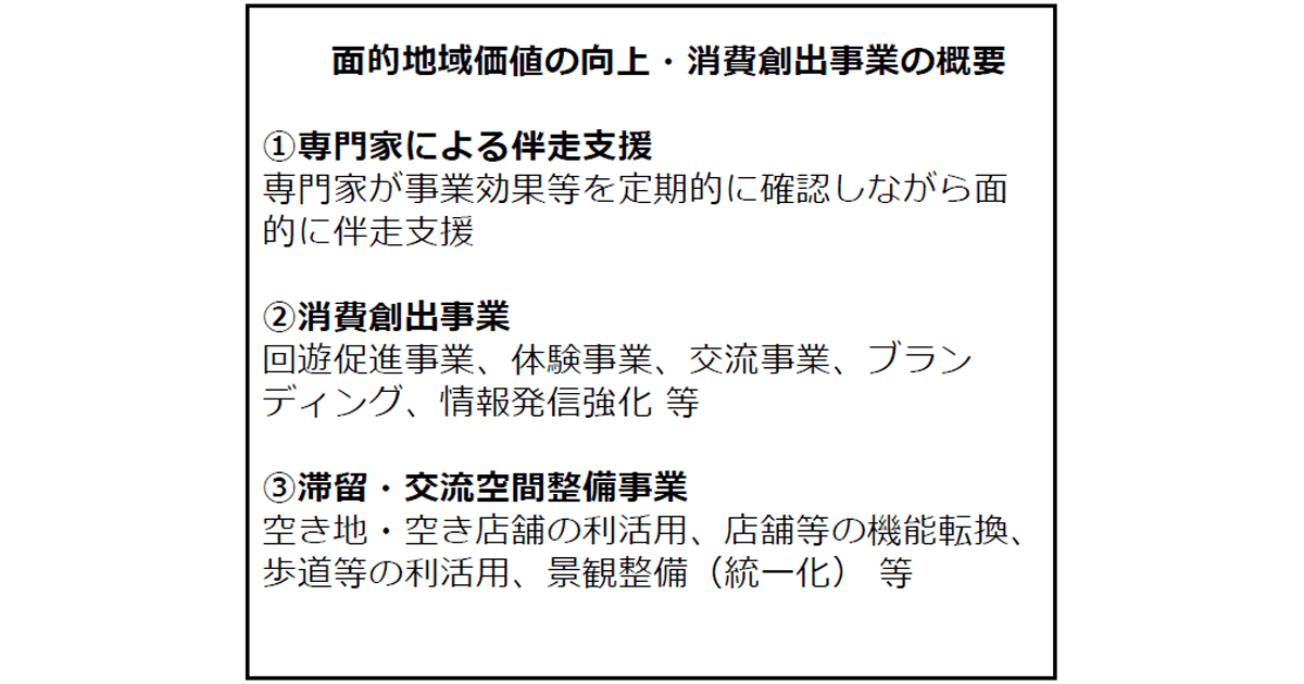 商店街の「稼ぐ力」向上を支援 面的地域価値の向上・消費創出事業