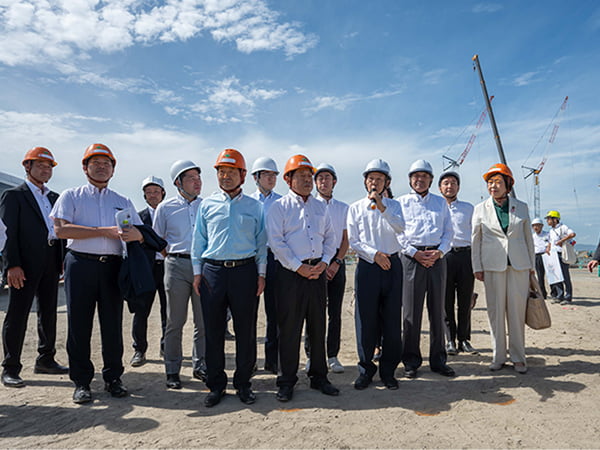 万博成功へ与党一丸自公推進本部が会場を視察