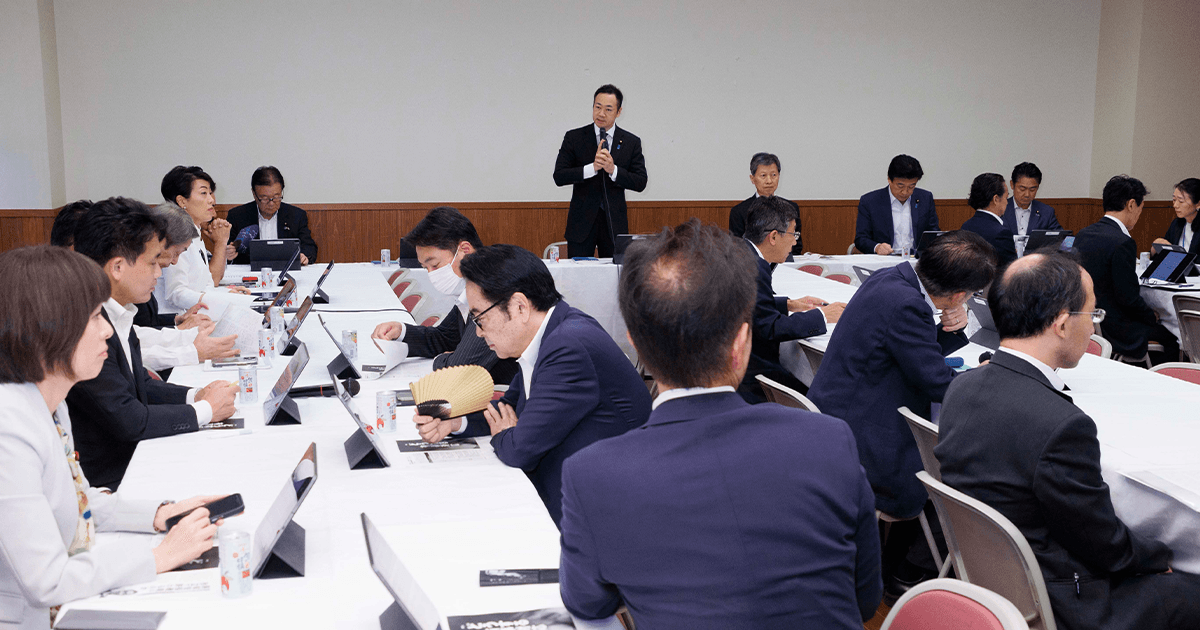 「台湾有事含めて責任政党として議論を」武居智久元海上幕僚長よりシミュレーション報告受ける
