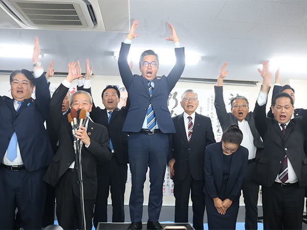 衆院長崎4区補選金子容三氏が初当選果たす