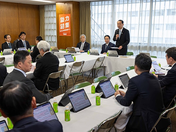 外交合同会議、ガザ・北朝鮮情勢について報告受ける