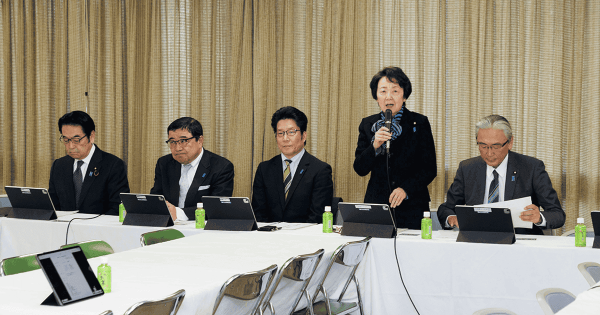 党拉致本部 家族会・救う会の新運動方針の説明受ける