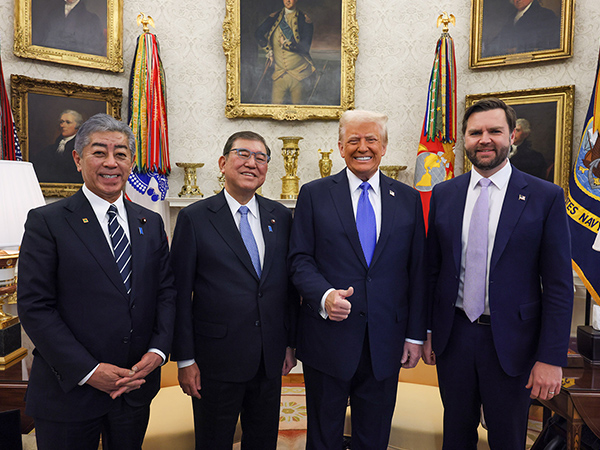 「日米の新たな黄金時代を」石破総理がトランプ米大統領と初会談