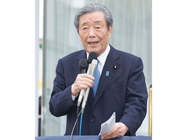 森山幹事長「物価高にしっかり対応していく」 東京・八王子で演説