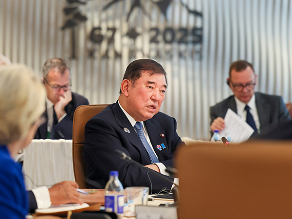 G7の協調・結束を確認石破総理が初のG7サミットに出席