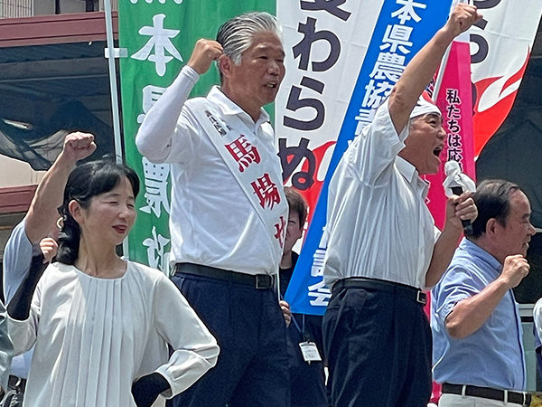 〔白熱!1人区〕熊本県・馬場せいし候補