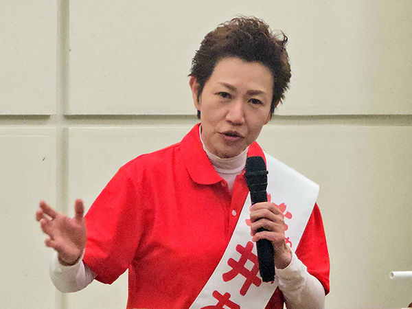 〔白熱!1人区〕岐阜 若井あつこ候補