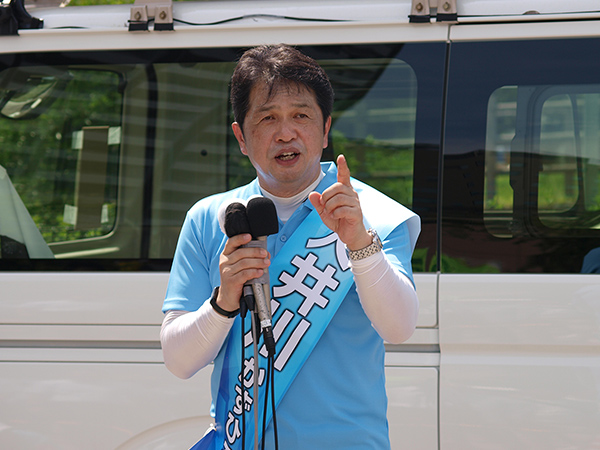 〔茨城県知事選〕大井川かずひこ候補 3期目へ出陣
